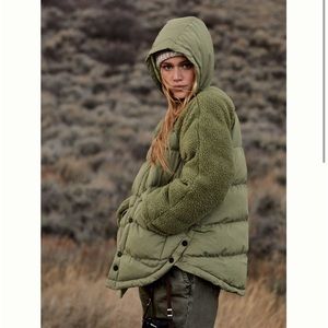 Anthropologie Pilco Swing Puffer Jacket